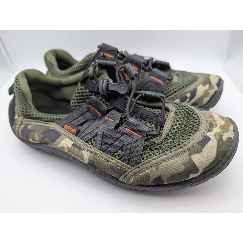 Northside Water shoes Kids Size 4 Brand New Green Camouflage NWT‎